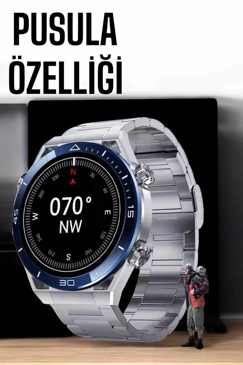 Akıllı Saat Yeni Nesil Bluetooth Bağlantılı Uyku ve Sağlık Takibi