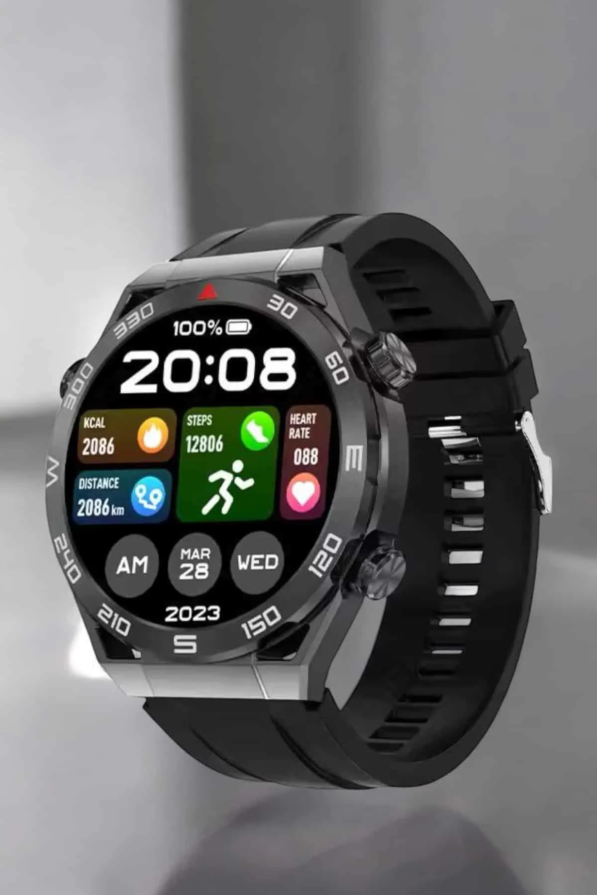 Akıllı Saat Yeni Nesil 2024 Model Metal Kordonlu Bluetooth Bağlantılı