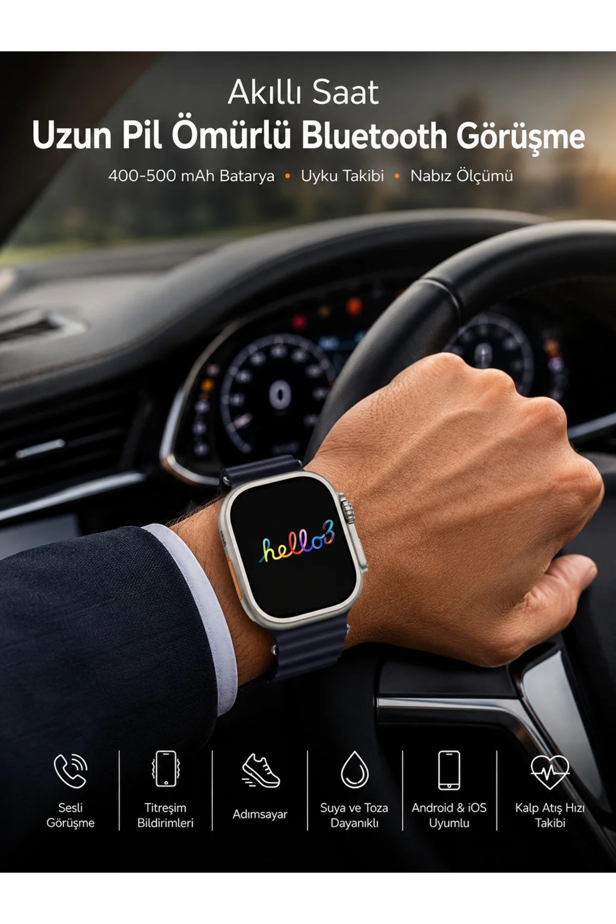 Akıllı Saat Yeni Nesil Bluetooth Bağlantılı Uyku Sağlık Takibi GPS Ve NFC Uyumlu - Lisinya Akıllı Saat Yeni Nesil Bluetooth Bağlantılı Uyku Sağlık Takibi GPS Ve NFC Uyumlu - Lisinya