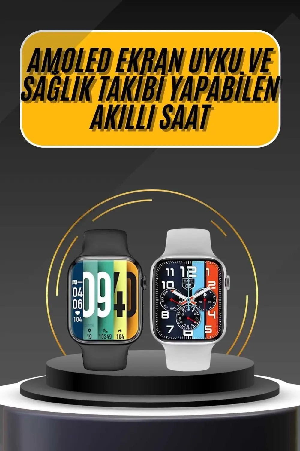 Akıllı Saat Yeni Nesil Android ve İOS Uyumlu Titreşim Modlu Alarm
