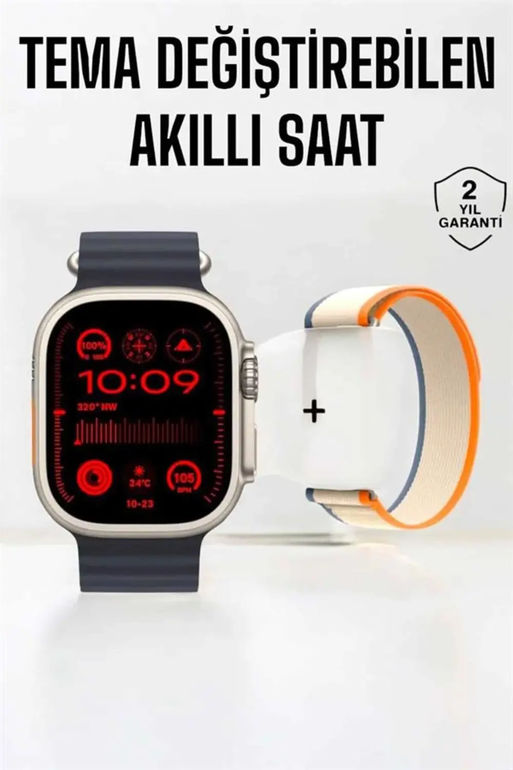 Akıllı Saat Yeni Nesil Sesli Asistan Uyku ve Sağlık Takibi Adımsa