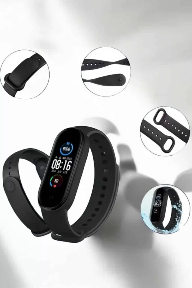 Akıllı Sağlık Takibi Bilekliği Su Geçirmez Pil Ömrü Uzun 80mAh IP67 - FitPro Uyumlu