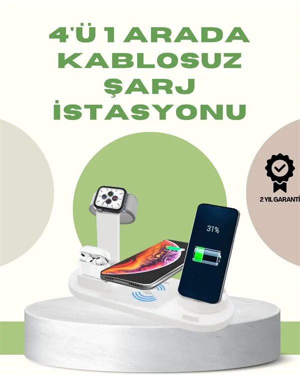 Akıllı Şarj İstasyonu - Güvenli Hızlı Şarj ve Cihaz Koruma