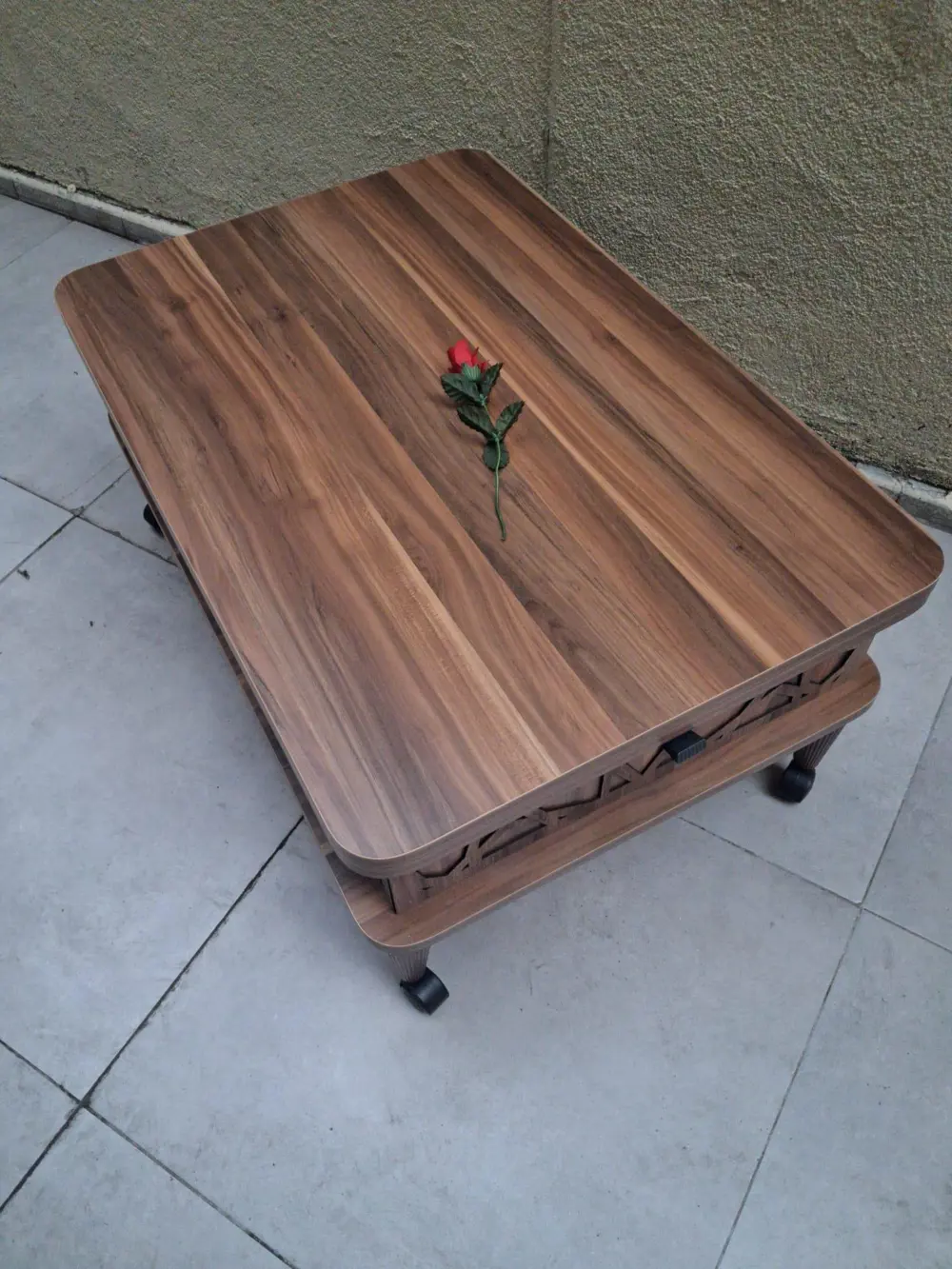 Akıllı Sihirli 90558 Fonksiyonlu Tekerlekli Hem Masa Hem Ota Sehp