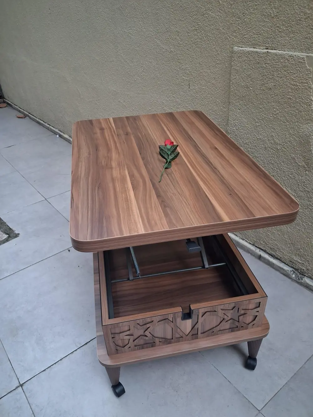 Akıllı Sihirli 90558 Fonksiyonlu Tekerlekli Hem Masa Hem Ota Sehp