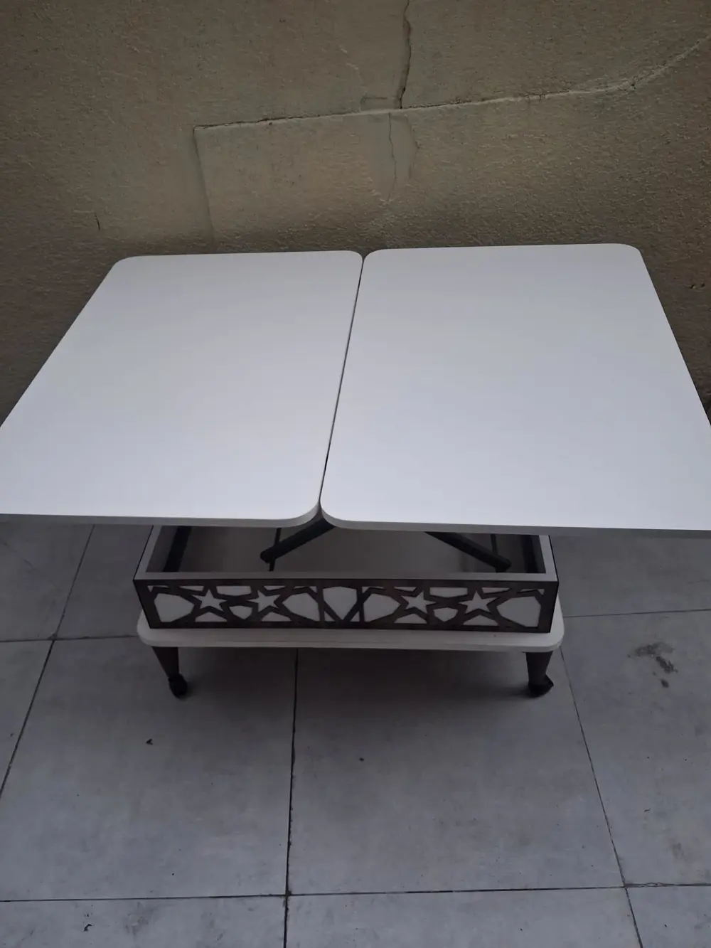 Akıllı Sihirli 90558 Tekerlekli Hem Masa Hem Ota Sehpa Hard Sunta