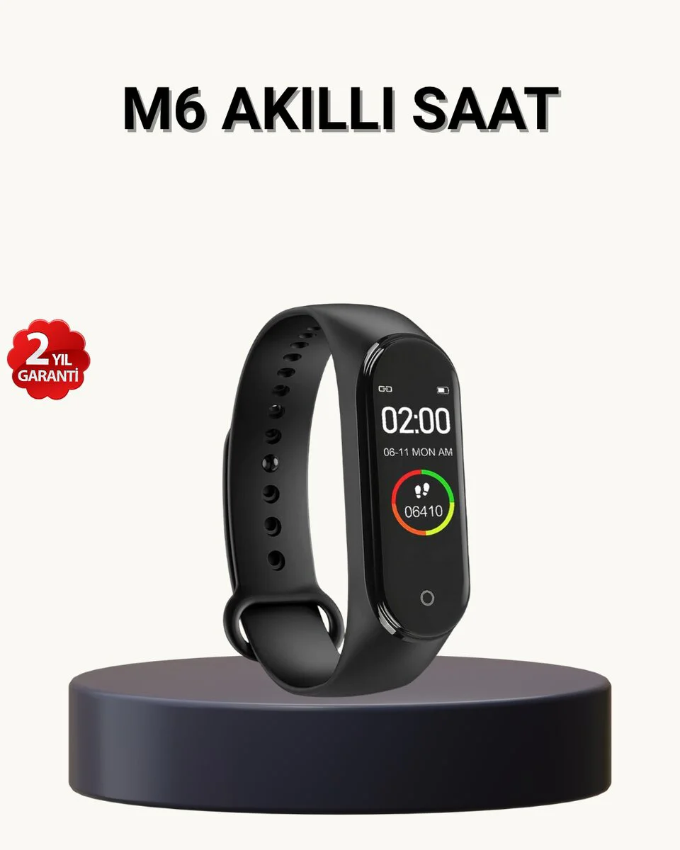 Akıllı Spor Bilekliği - Kalp Atışı, Kan Basıncı ve Uyku Takibi ile Sağlıklı Yaşam
