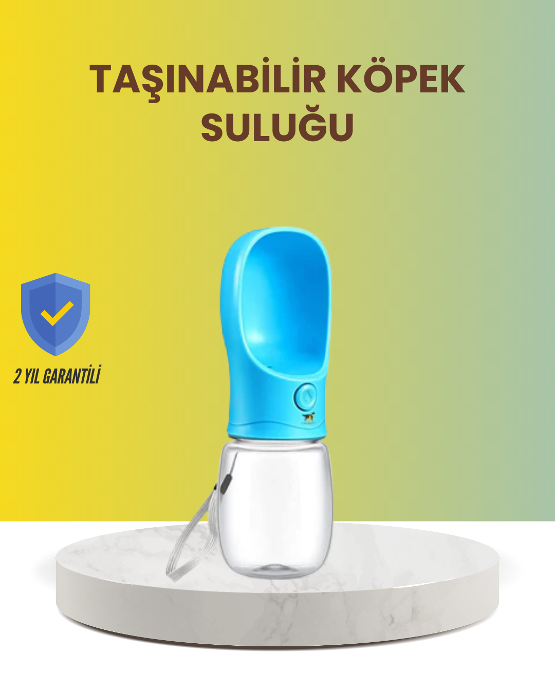 Akıllı Su Akış Kontrollü Köpek Su Matara Taşınabilir Gezdirme Şiş