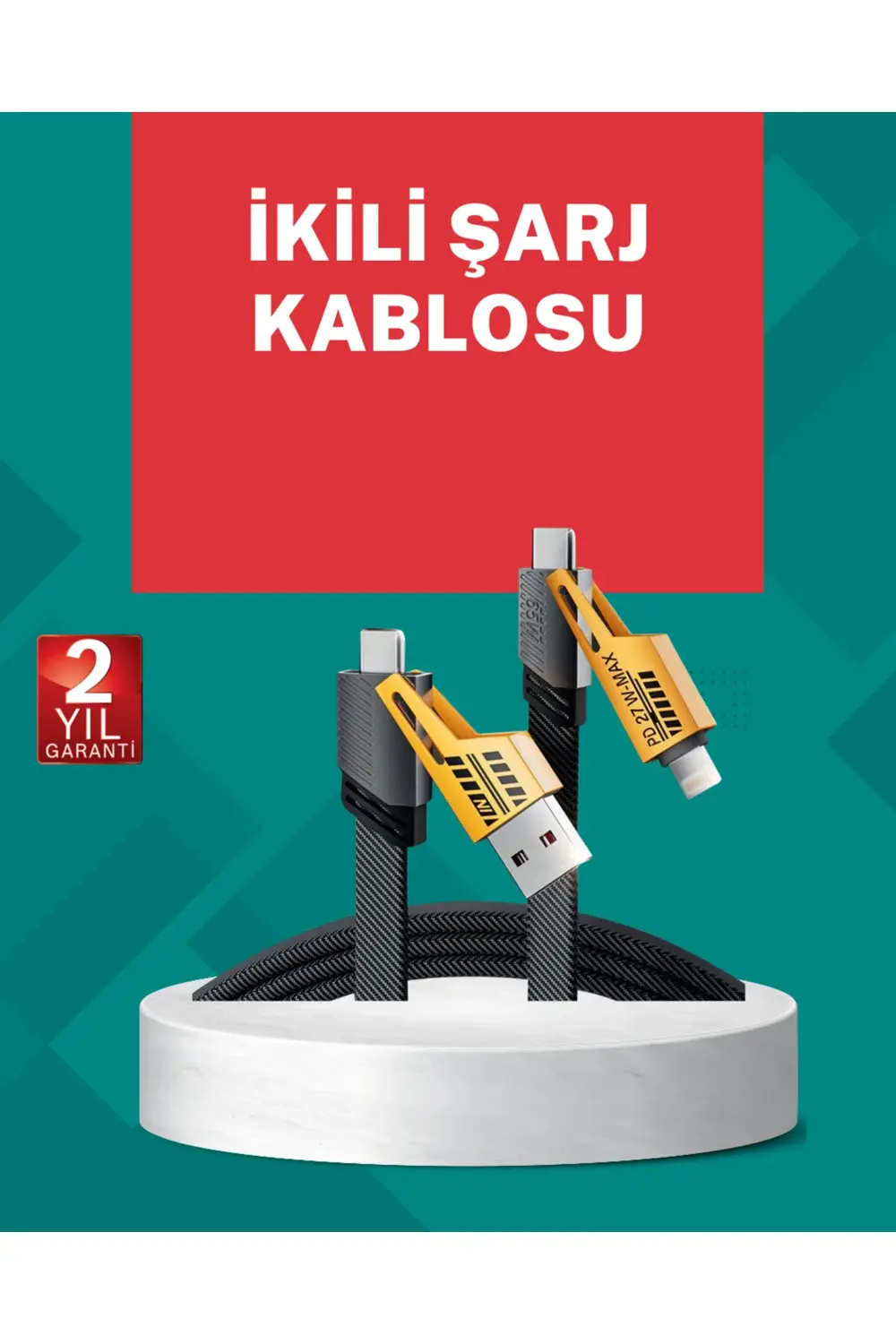 Akıllı Telefon Tablet Laptop Uyumlu 65W Güçlü Veri Kablosu