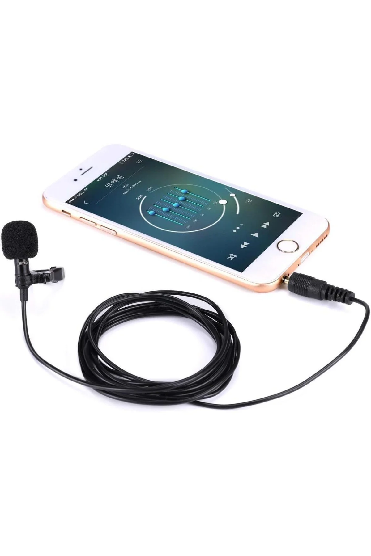 Akıllı telefon yaka mikrofonu, çok yönlü, yoğunlaştırıcı, iPhone,