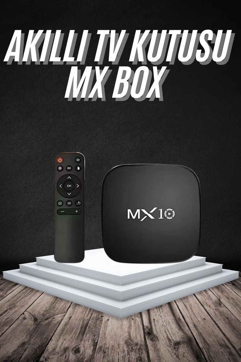 Akıllı TV Kutusu Mx Box Android 7.1 - 4K Android TV Box 2.4G WiFi Fiyatı, Yorumları ve Özellikleri