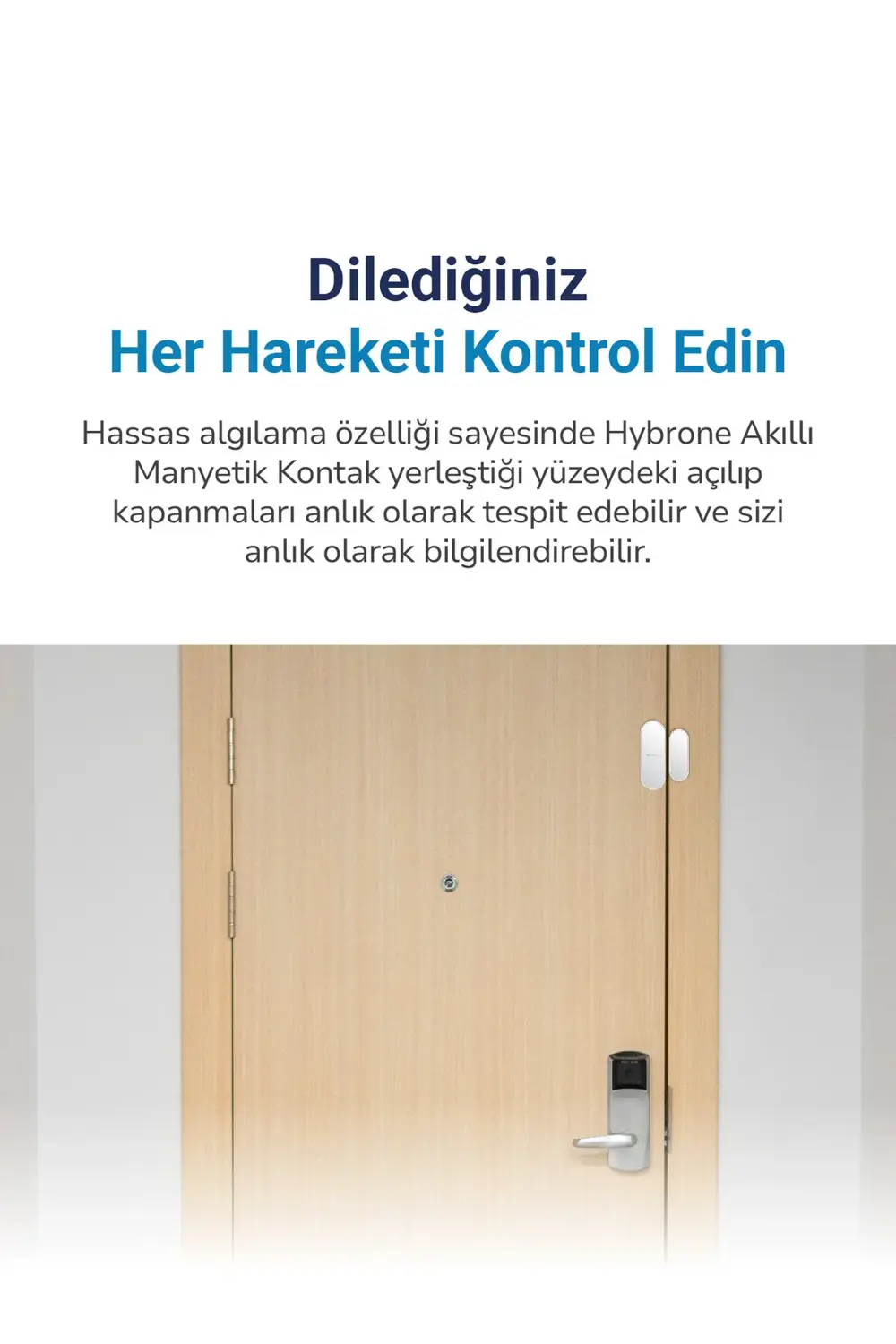 Akıllı Wi-fi Manyetik Kontak - Kapı Ve Pencere Sensörü, Fiziksel