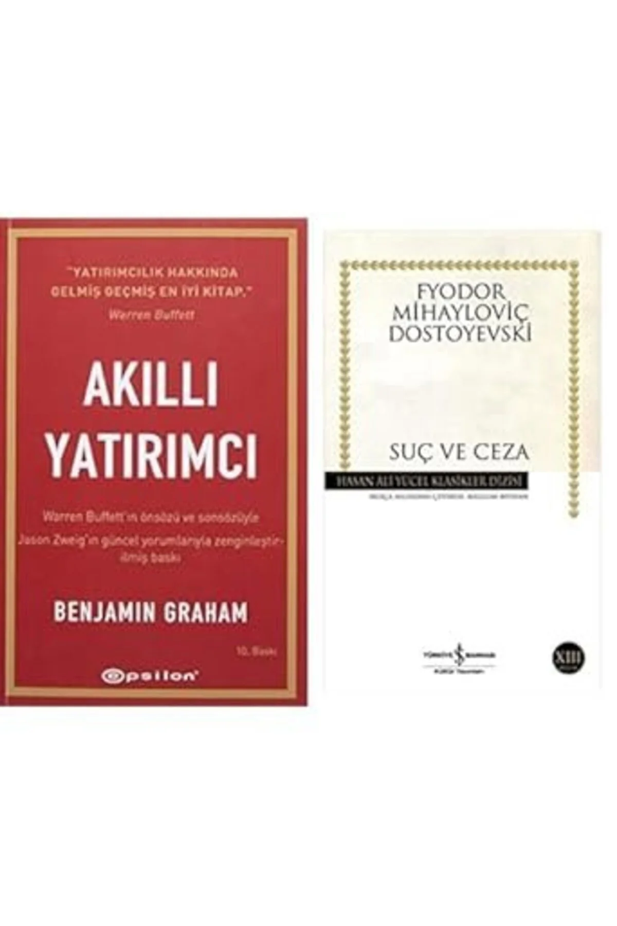 akilli yatirimci + suc ve ceza = 2 set Fiyatı, Yorumları ve Özellikleri
