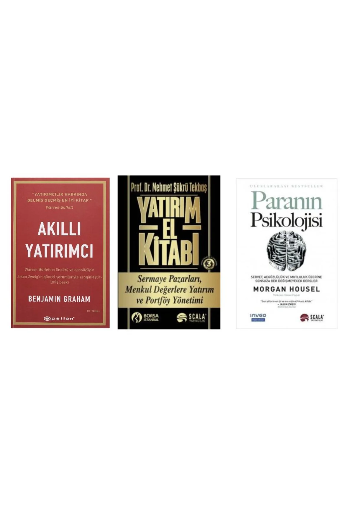 AKILLI YATIRIMCI + YATIRIM EL KITABI + PARANIN PSIKOLOJISI =3 SET Fiyatı, Yorumları ve Özellikleri