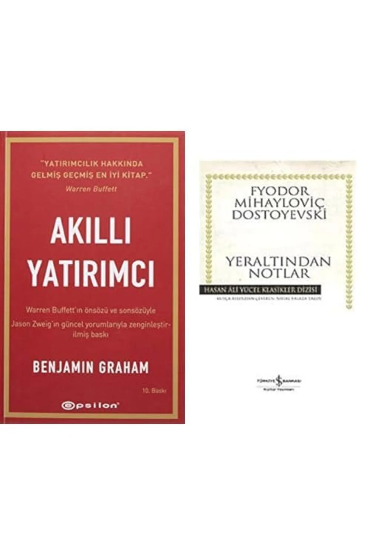 akilli yatirimci + yeraltindan notlar = 2 set Fiyatı, Yorumları ve Özellikleri