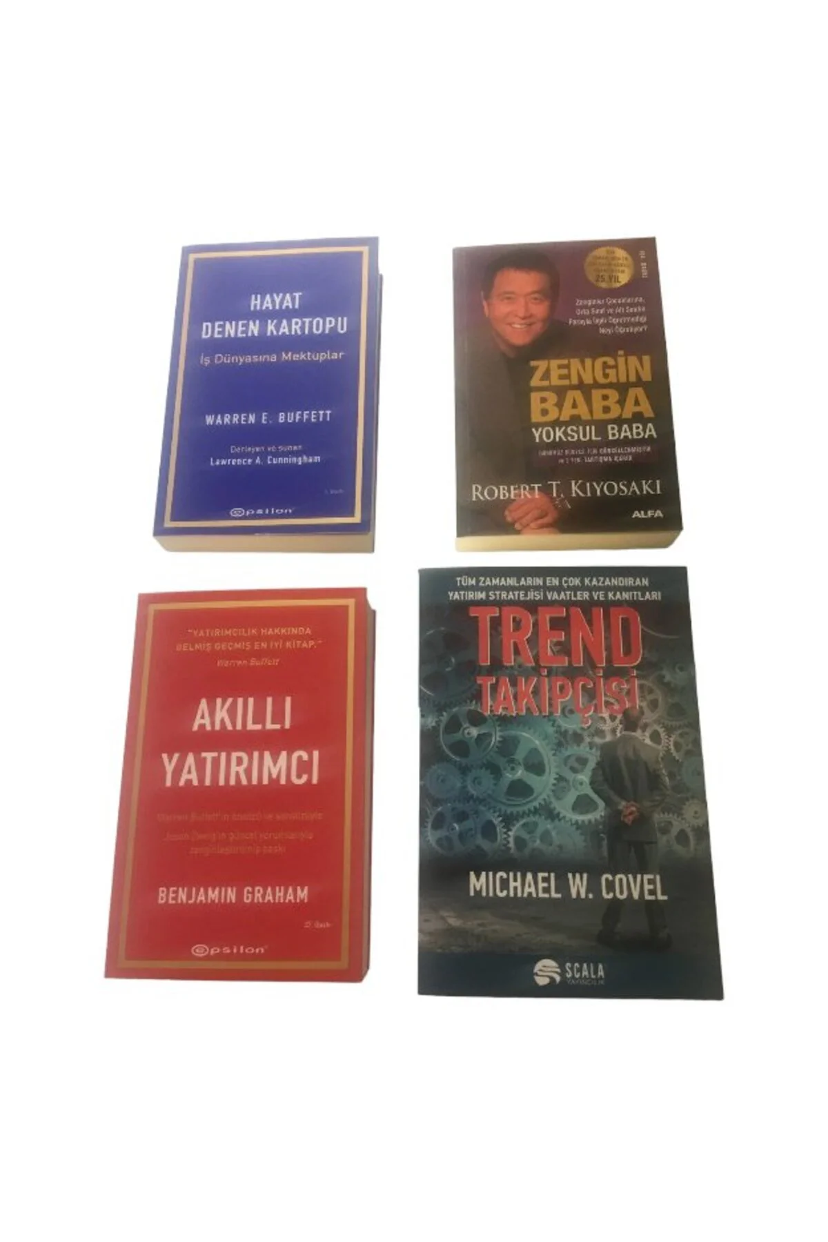 AKILLI YATIRIMCI+HAYAT DENEN KARTOPU+ZENGIN BABA YOKSUL BABA+TREND TAKIPCISI 4 SET