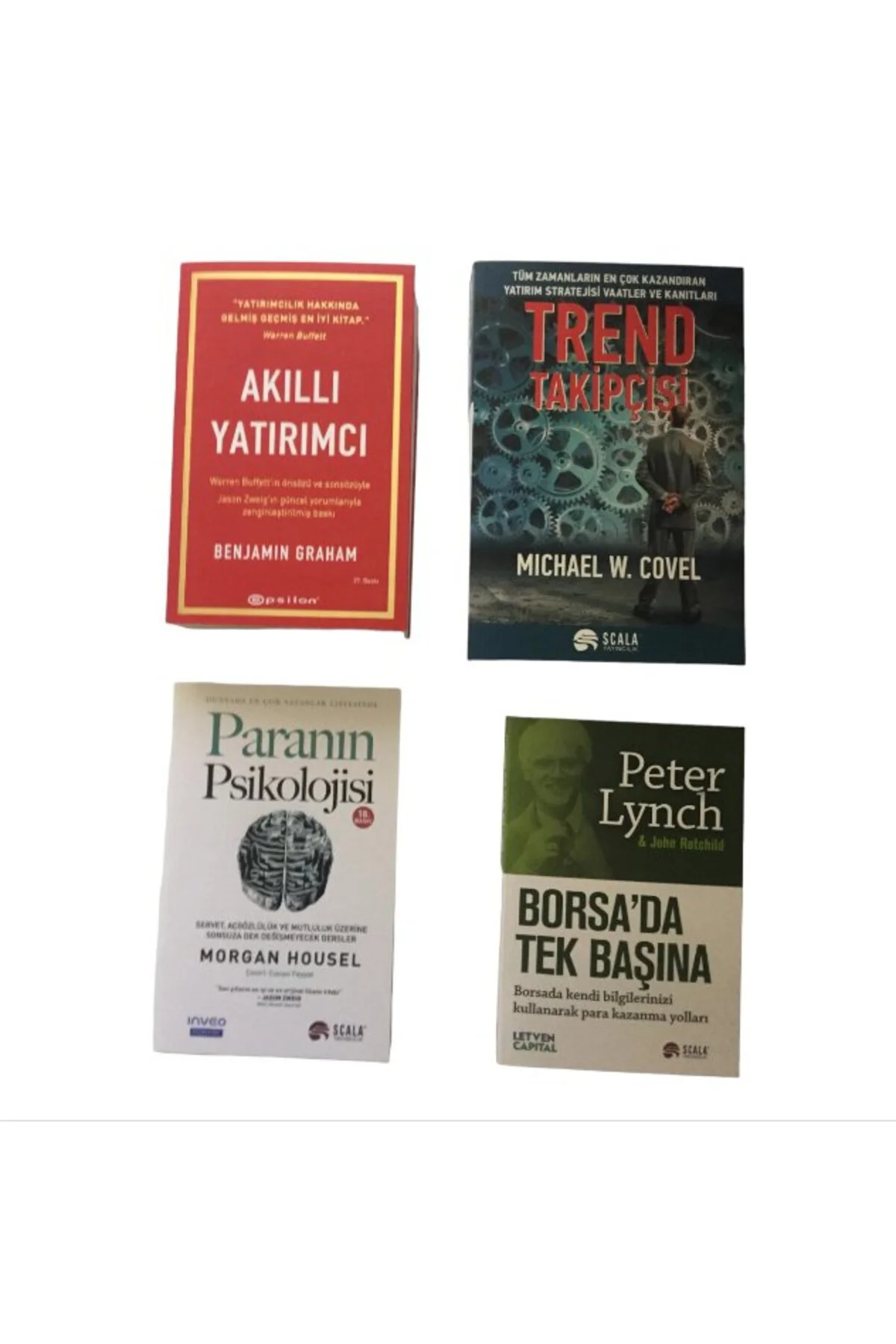AKILLI YATIRIMCI+TREND TAKIPCISI+PARANIN PISKOLOJISI+BORSADA TEK BASINA 4 SET