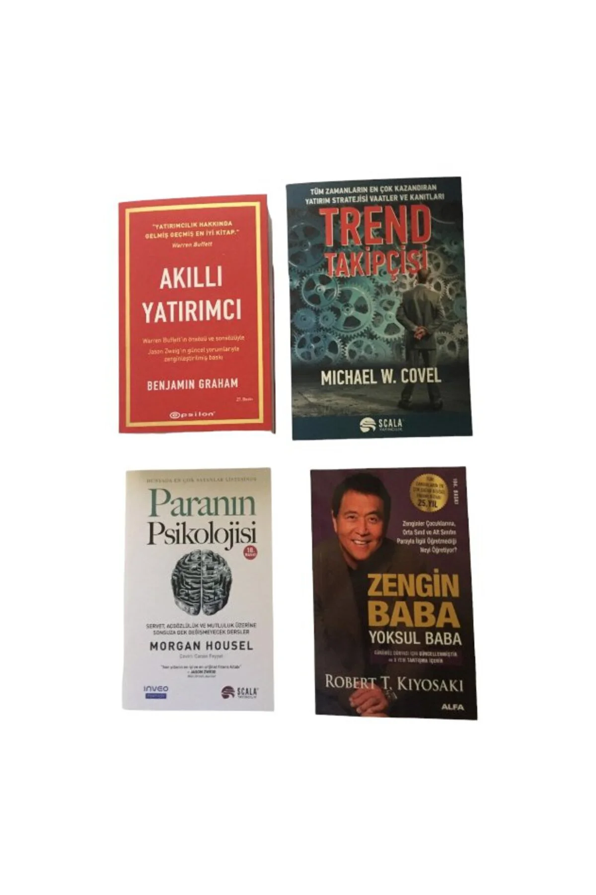 AKILLI YATIRIMCI+TREND TAKIPCISI+PARANIN PISKOLOJISI+ZENGIN BABA YOKSUL BABA 4 SET