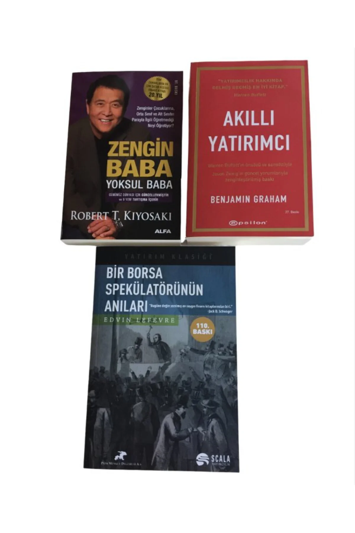 akilli yatirimci+zengin baba yoksul baba+bir borsa spekulatorun anilari Fiyatı, Yorumları ve Özellikleri
