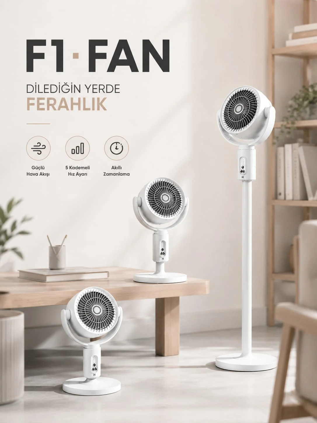 Akıllı Zamanlayıcı Özelliğiyle Enerji Tasarruflu Dikey Vantilatör Fiyatı, Yorumları ve Özellikleri