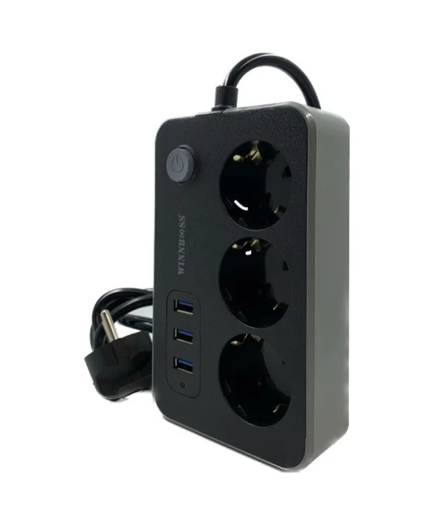 Akım Korumalı 3 Prizli 3 Usb Girişli Uzatma Kablosu Fiyatı, Yorumları ve Özellikleri