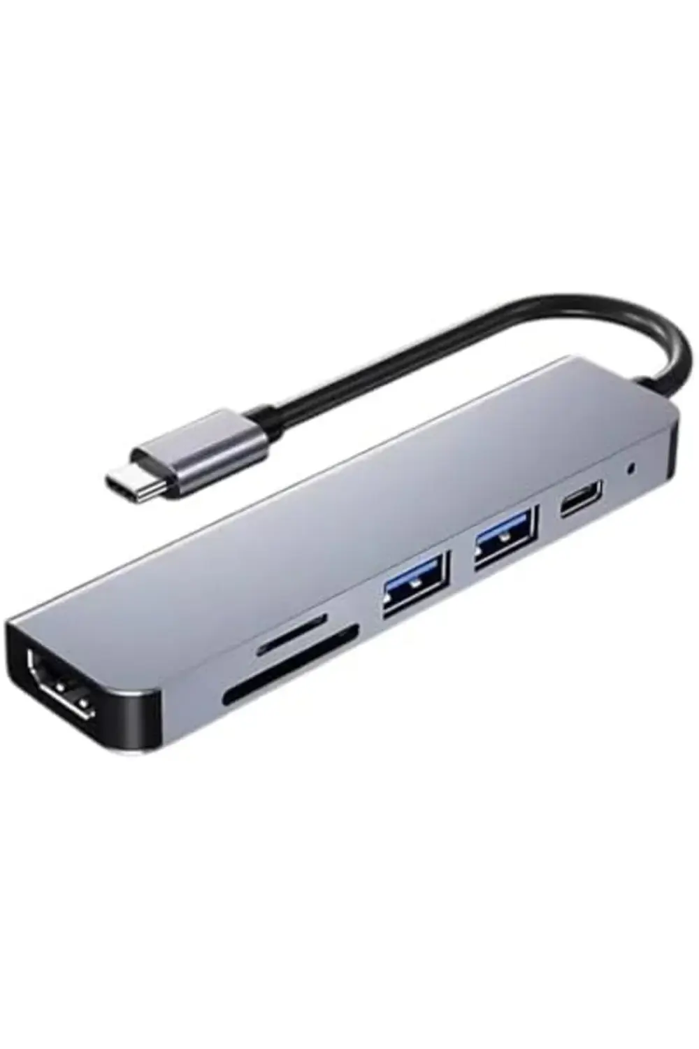 Akım Korumalı 87W 6in1 Type-c To 4K HDMİ USB3.0 Sd Tf Dönüştürücü