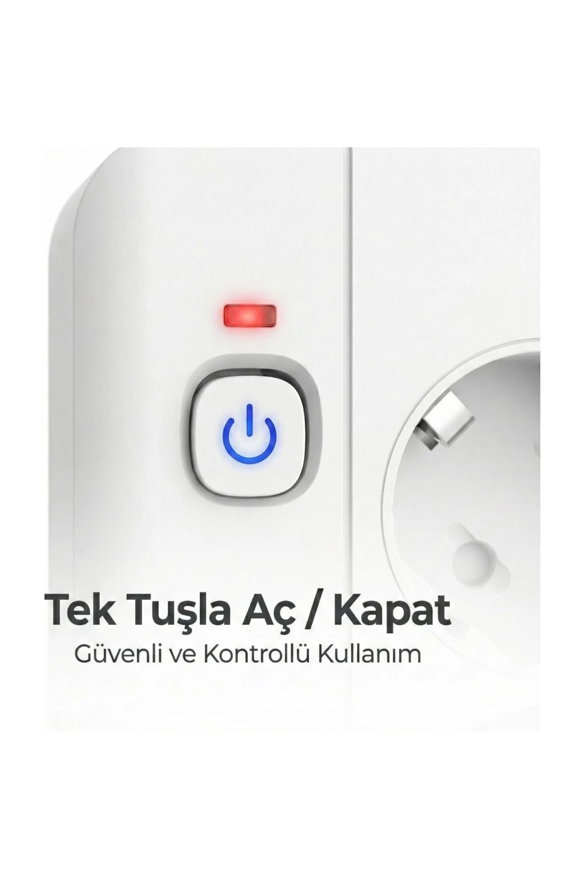 Akım Korumalı Çoklu Priz, 5 Adet USB ve Type-C Girişi, 5 Adet Pri