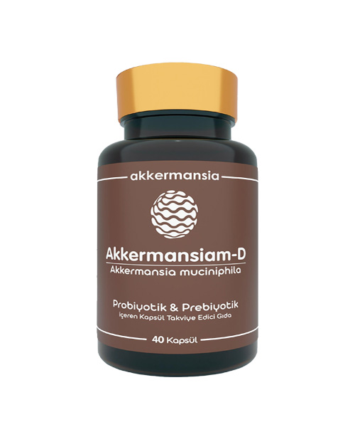 Akkermansiam -D Akkermansia Muciniphila İçeren Takviye Edici Gida 40 Kapsül Akkermansiam -D Akkermansia Muciniphila İçeren Takviye Edici Gida 40 Kapsül