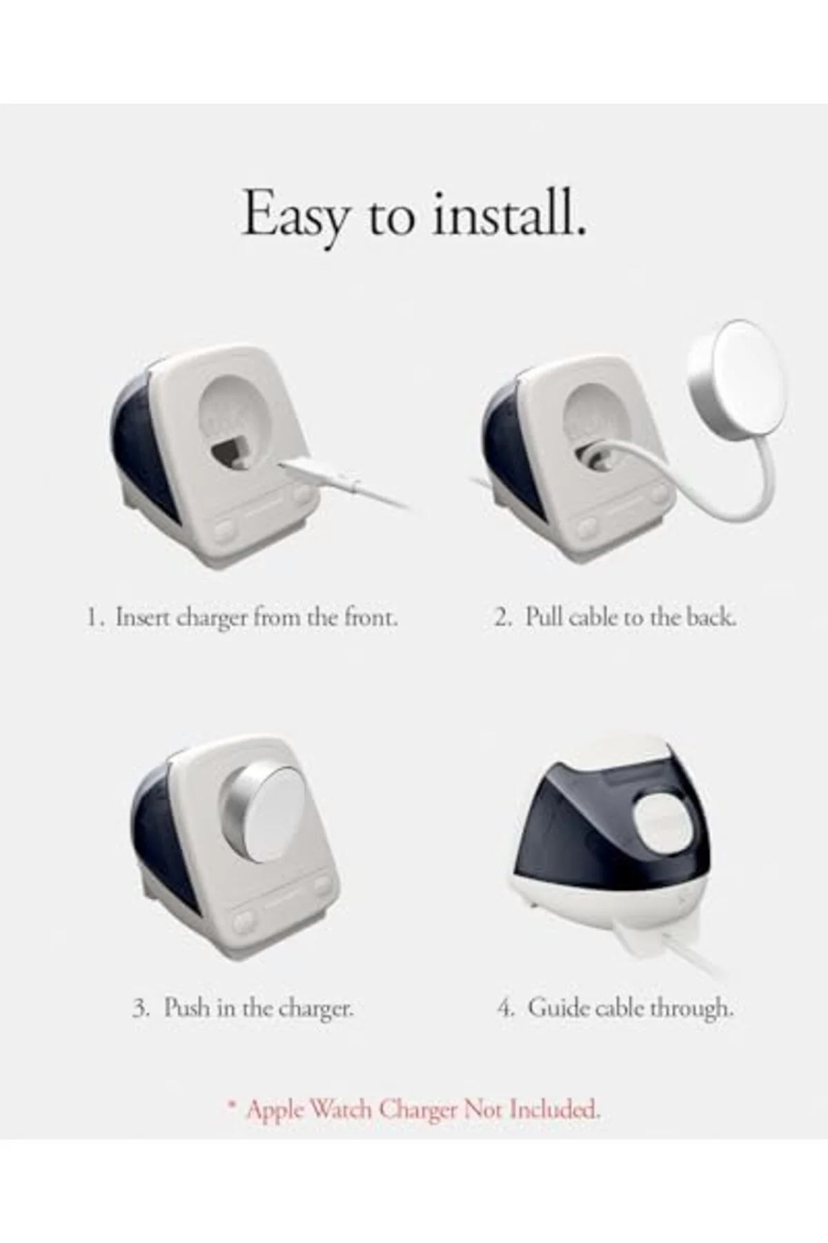 Akmanshopx Saat Standı C1 Dayanıklı Silikon Malzeme Graphite iMac Tasarım Stand - AMP09340 1199634