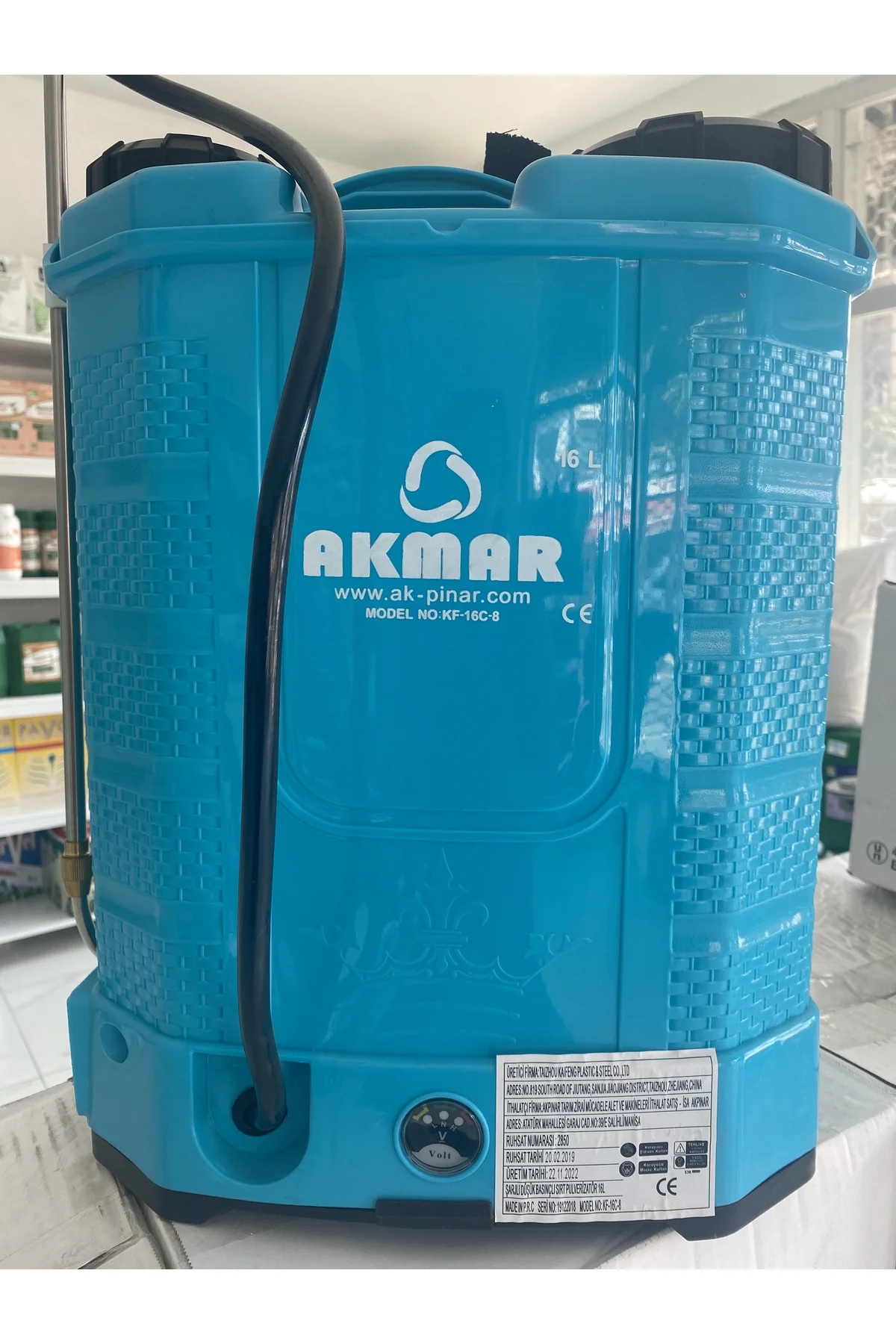 Akmar 16lt Sarjlı Ilaçlama Makinası Fiyatı, Yorumları ve Özellikleri
