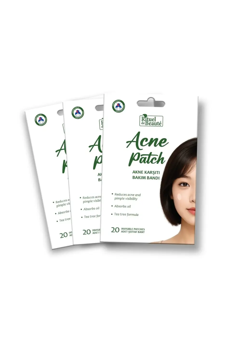 Akne Karşıtı Bakım Bandı 3'lü