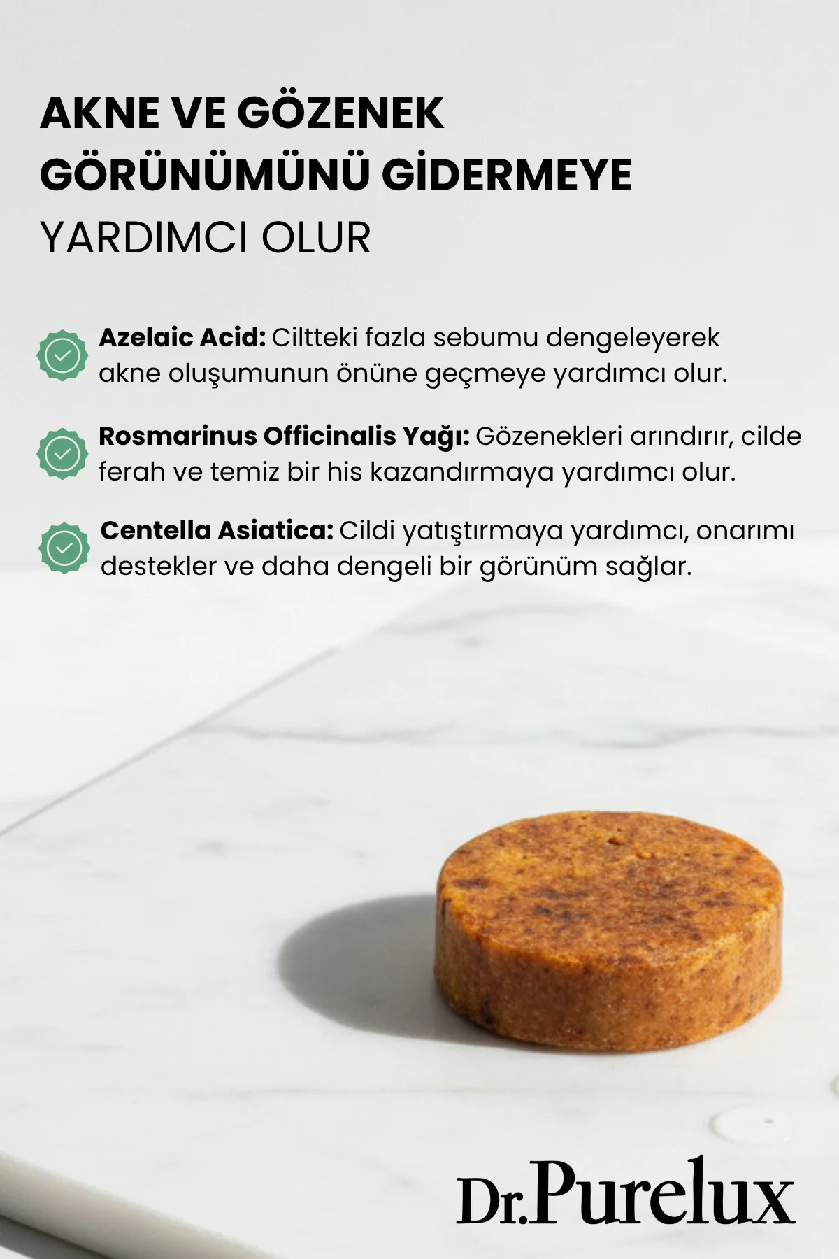 Akne ve Siyah Nokta Karşıtı Peeling Etkili Süngerli Sabun (Hızlı 