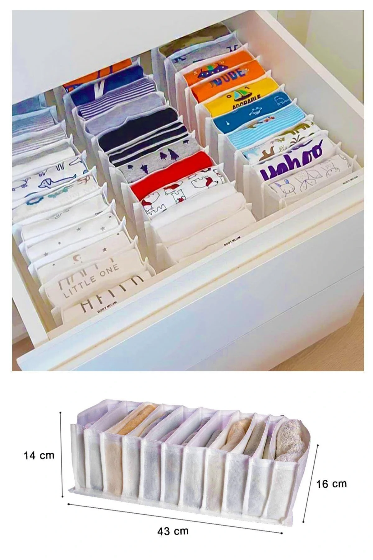 Akordiyon Çekmece Düzenleyici Organizer 11 Gözlü Akordiyon Çekmece Düzenleyici Organizer 11 Gözlü