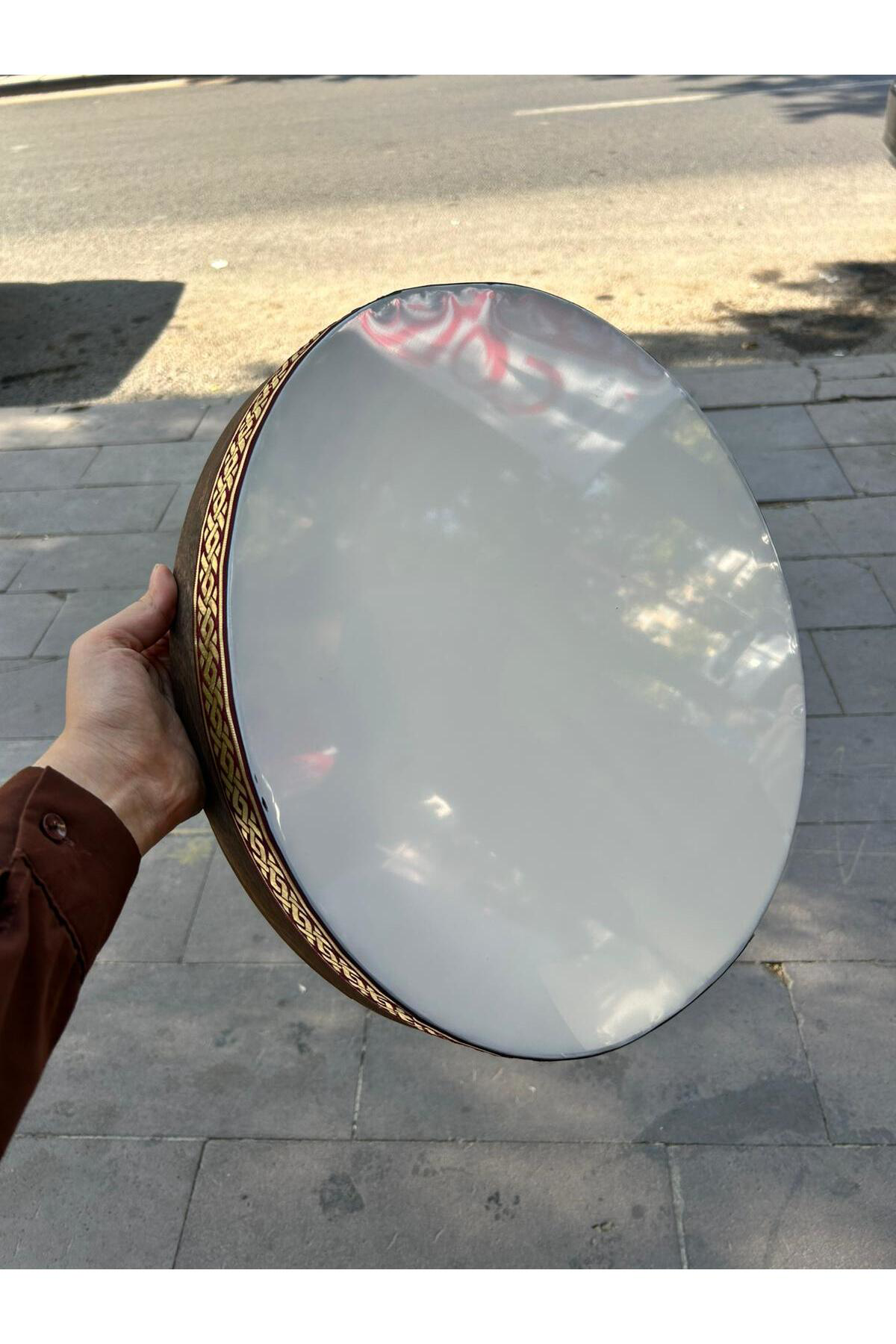 Yaniklar Müzik Akortlu Film Derili Bendir 42 Cm (Kilif Hediyeli)