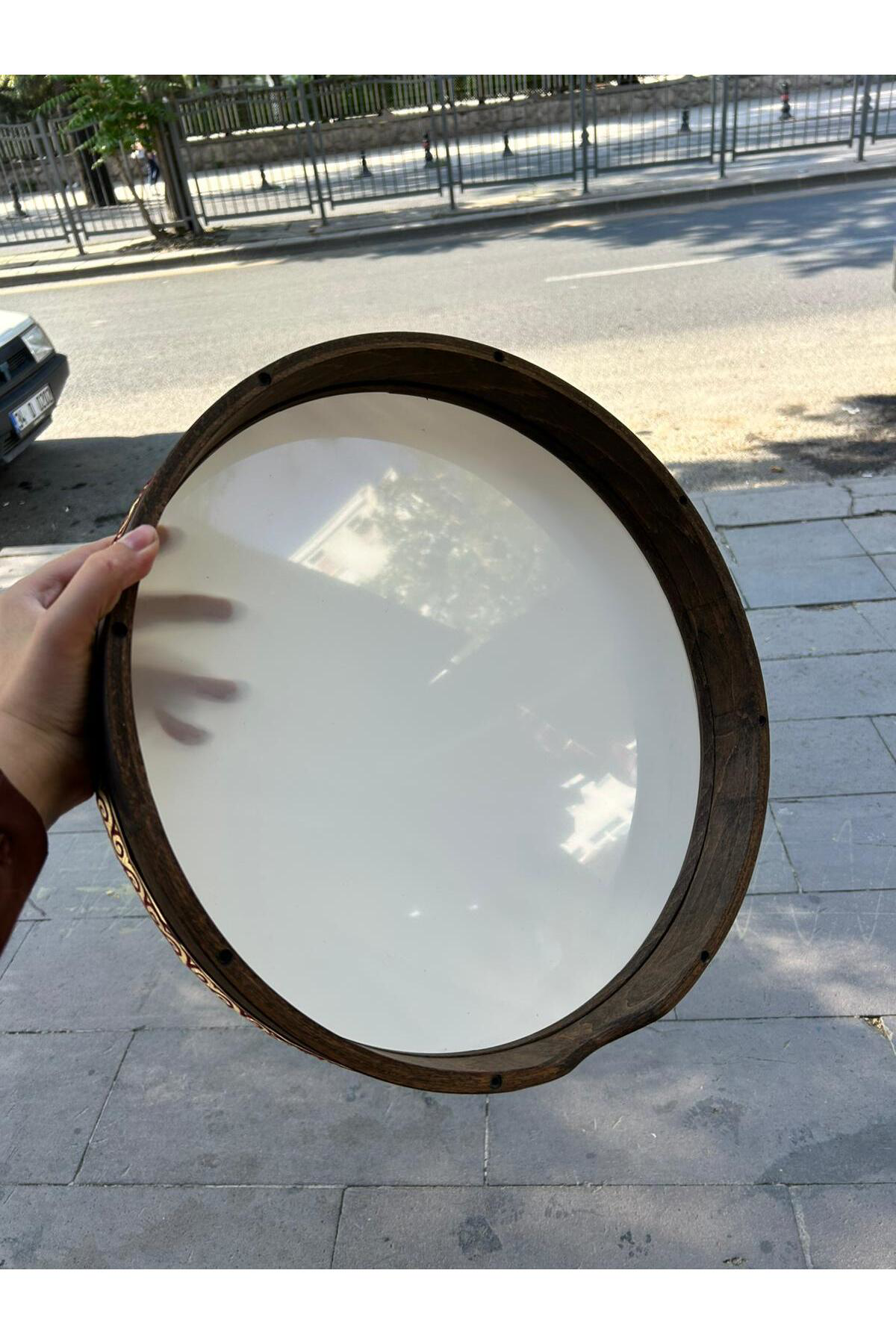 Yaniklar Müzik Akortlu Film Derili Bendir 42 Cm (Kilif Hediyeli)