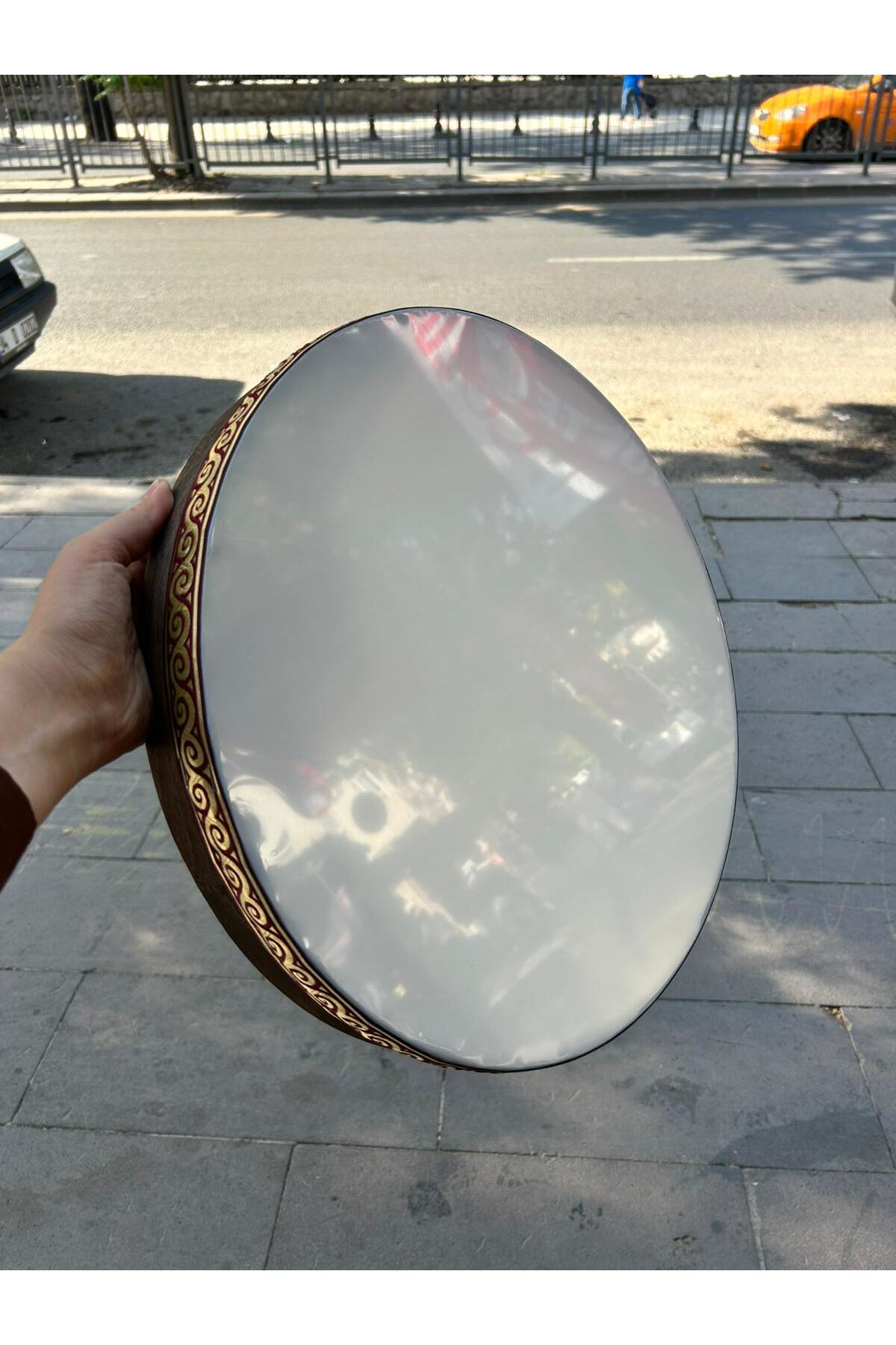 Yaniklar Müzik Akortlu Film Derili Bendir 45 Cm (Kilif Hediyeli)