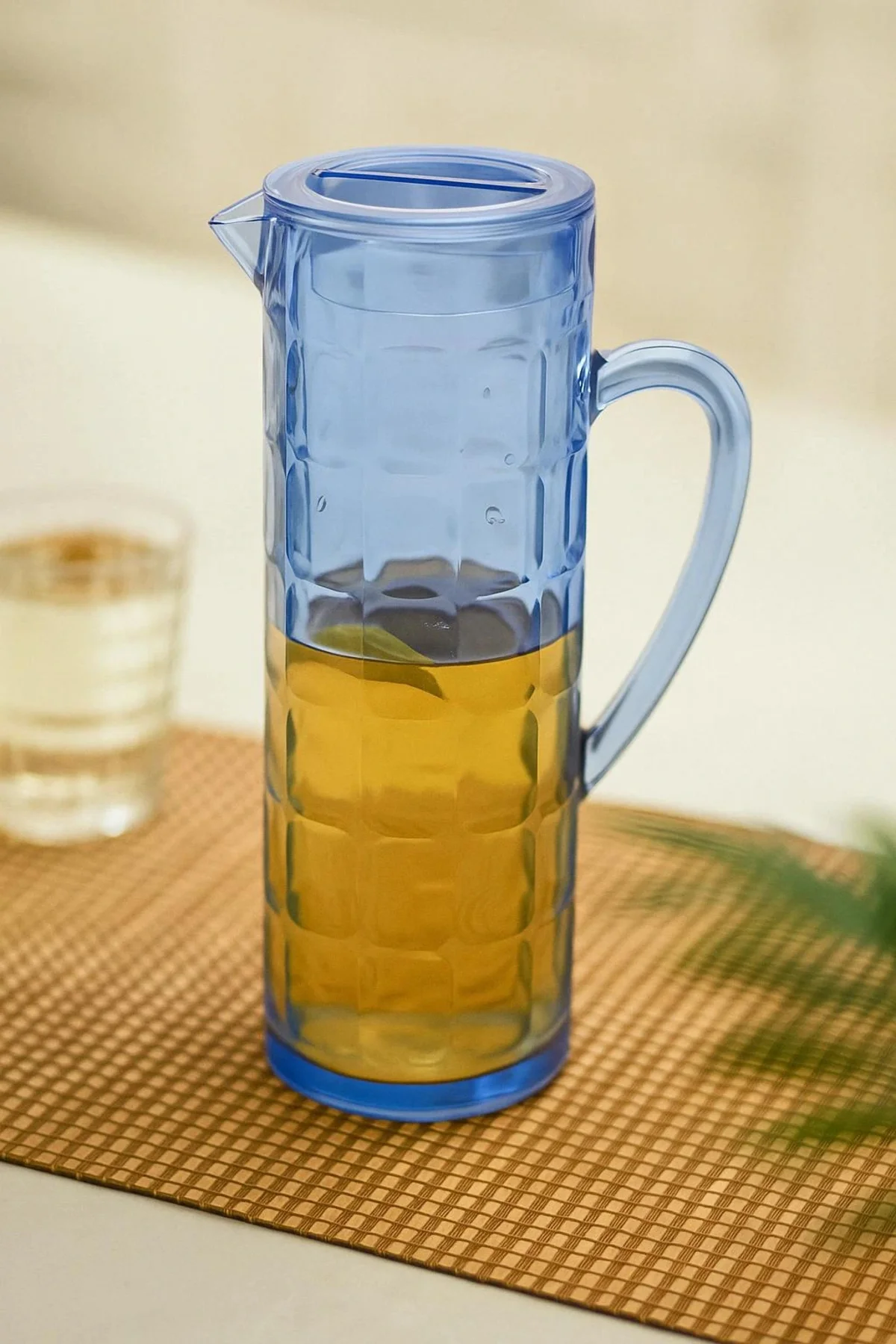 Akrilik Allegra 1,5 Lt Lacivert Sürahi (Buzdolabı Kapak Rafına Sı