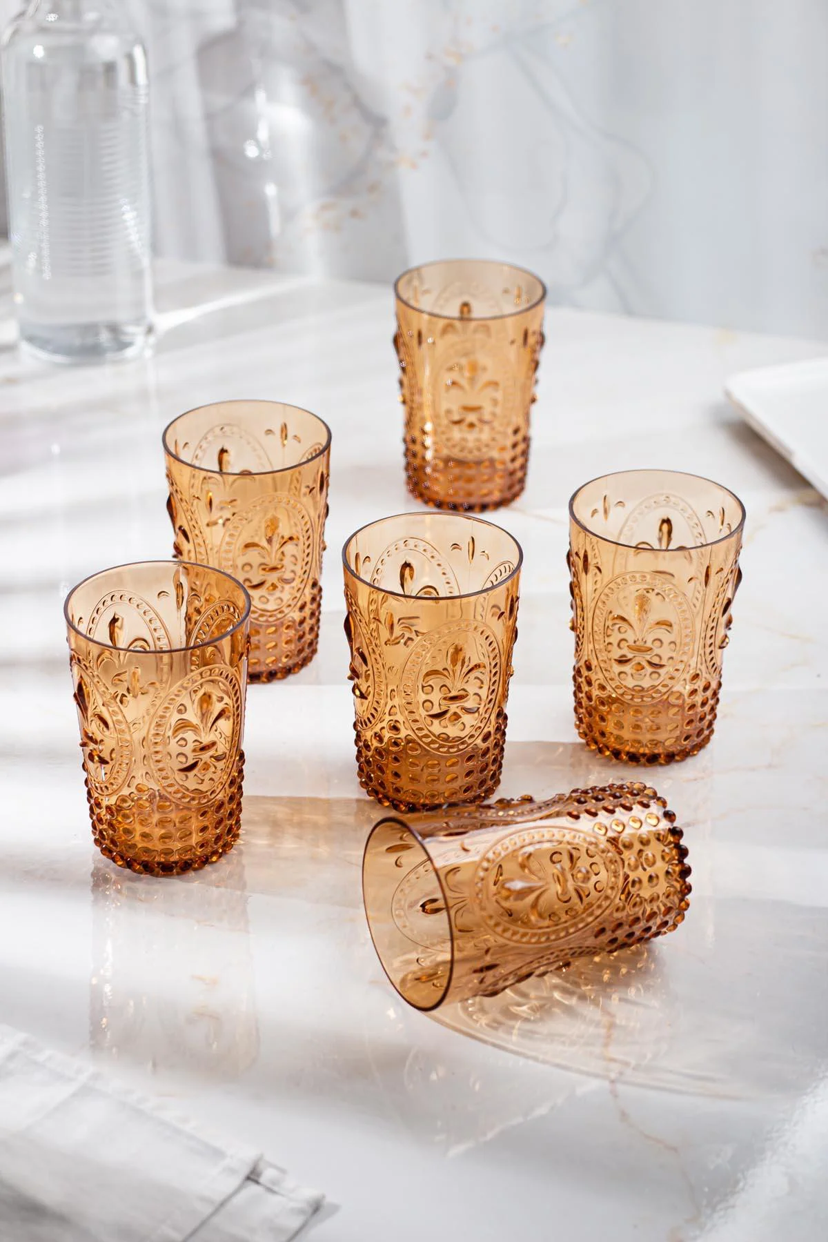 Akrilik Bal 6'lı Kısa Bardak & Su Meşrubat Kahve Yanı Bardağı 400 ml ( Cam Değildir ) Akrilik Bal 6'lı Kısa Bardak & Su Meşrubat Kahve Yanı Bardağı 400 ml ( Cam Değildir )