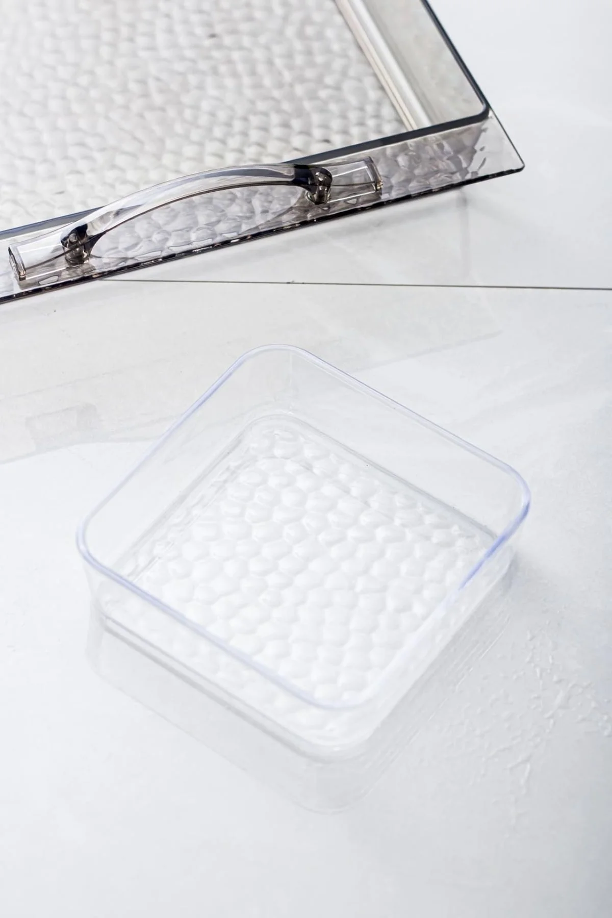 Akrilik Barok Füme Saray Kahvaltılık