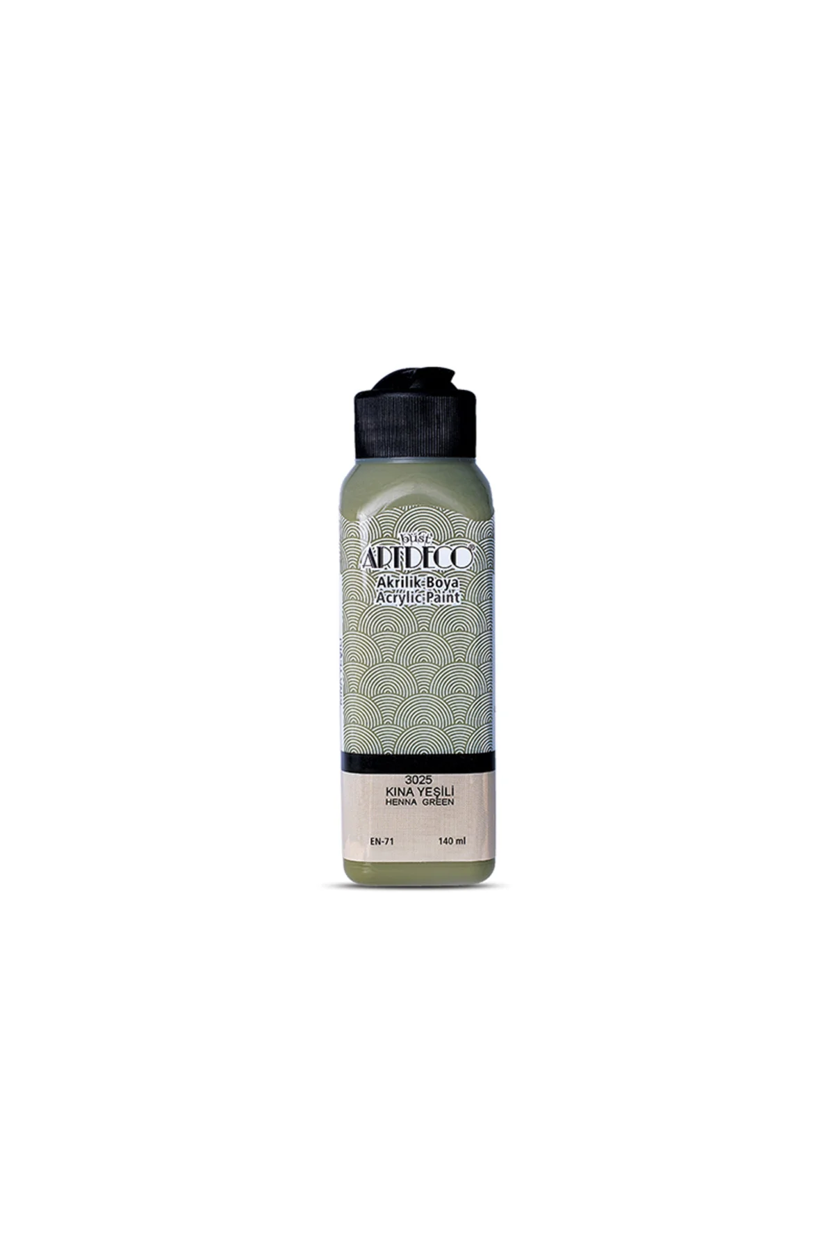 Akrilik Boya 140ml Kına Yeşili 3025 Akrilik Boya 140ml Kına Yeşili 3025