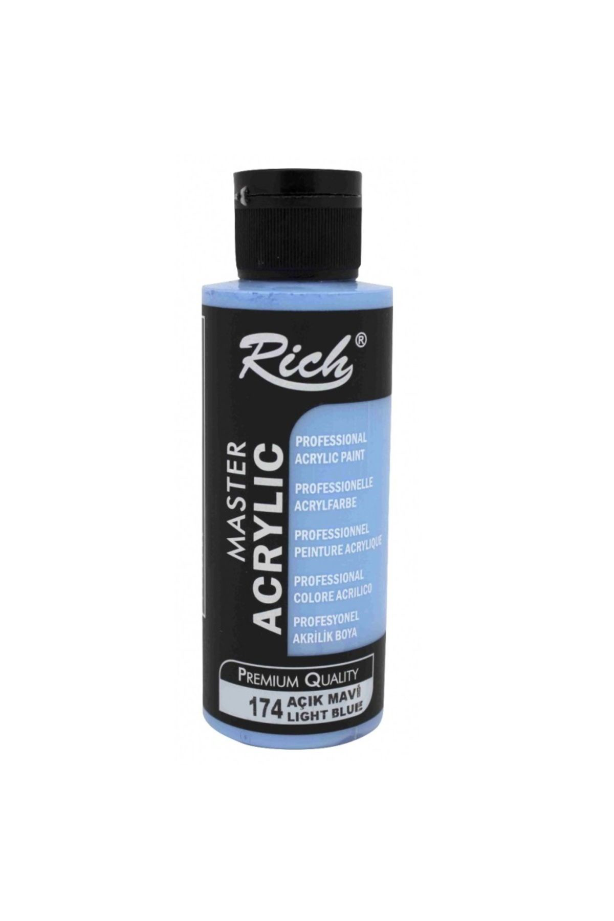 Rich Akrilik Boya 174 Açık Mavi 120 Cc