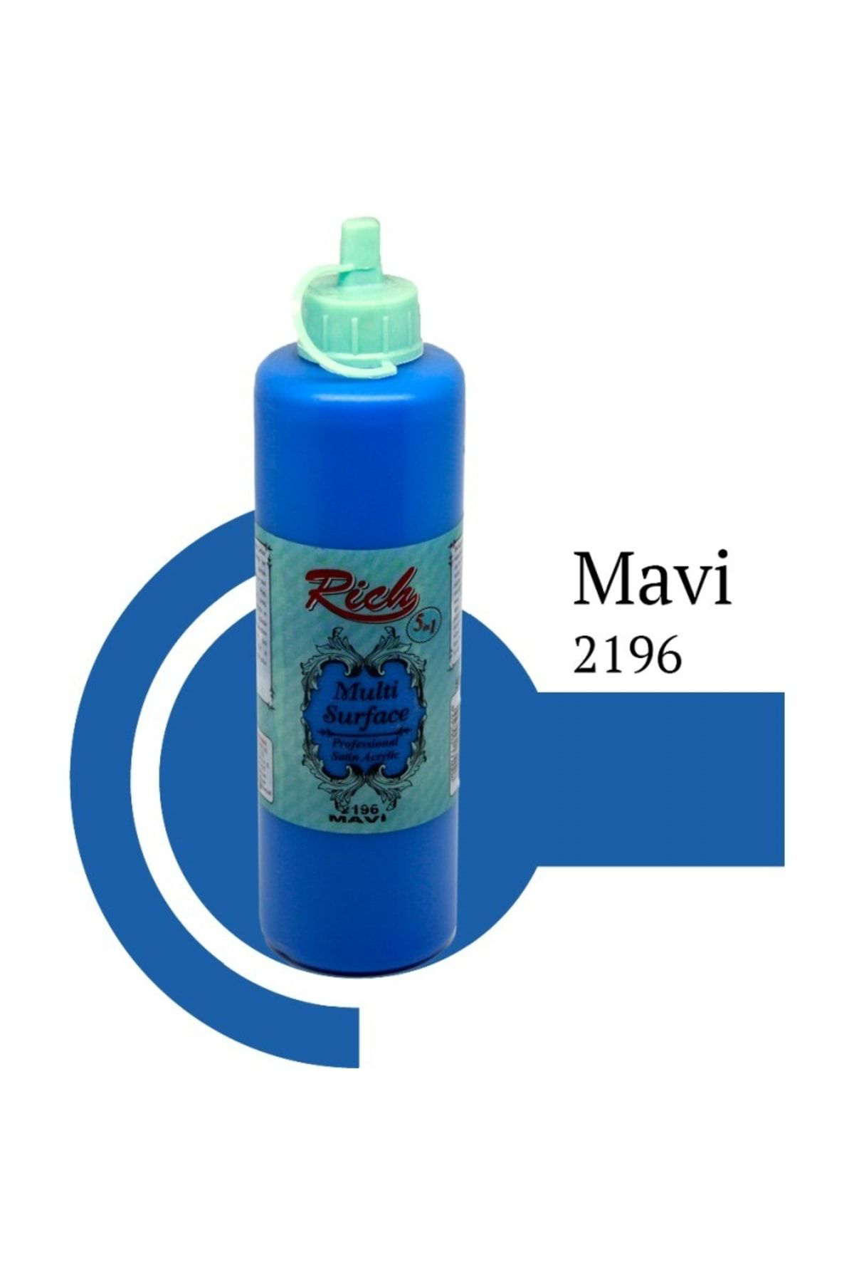 Rich Akrilik Boya 500 Cc Mavi