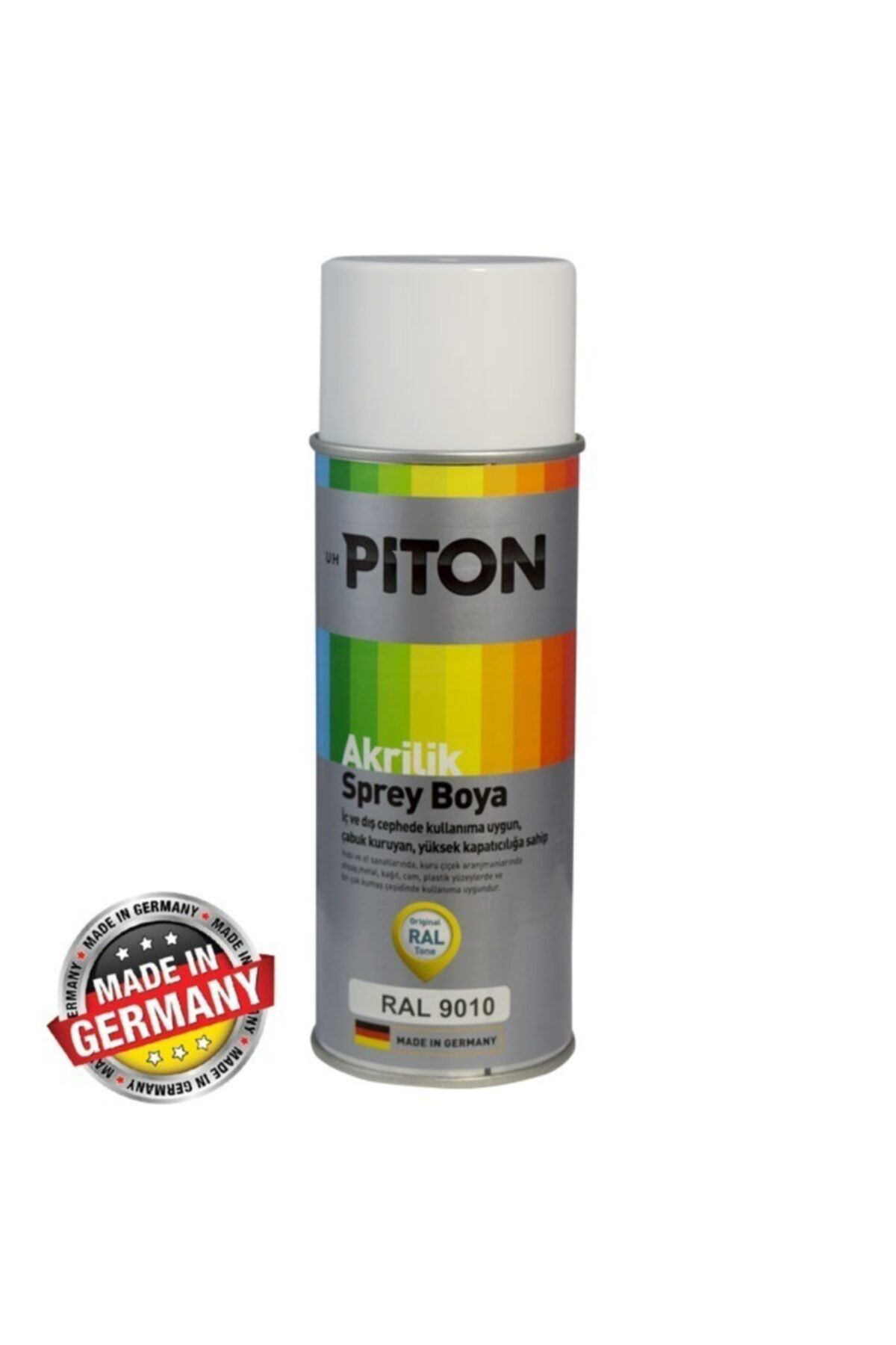 Piton Akrilik Boya Ral 9010 Beyaz 400 Ml Sprey Boya