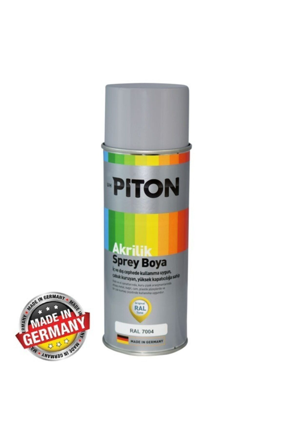 Piton Akrilik Boya Ral Sinyal Gri Spery Boya 400 Ml  7004