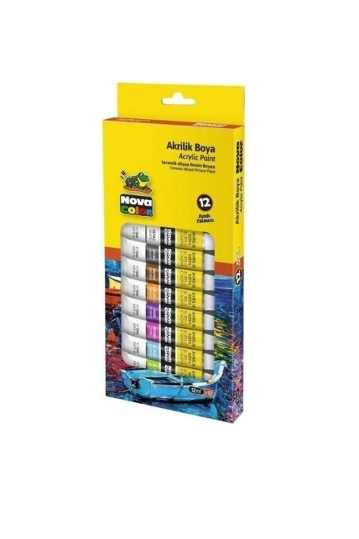 Nova Color Akrilik Boya Tüp 12Ml 12Li