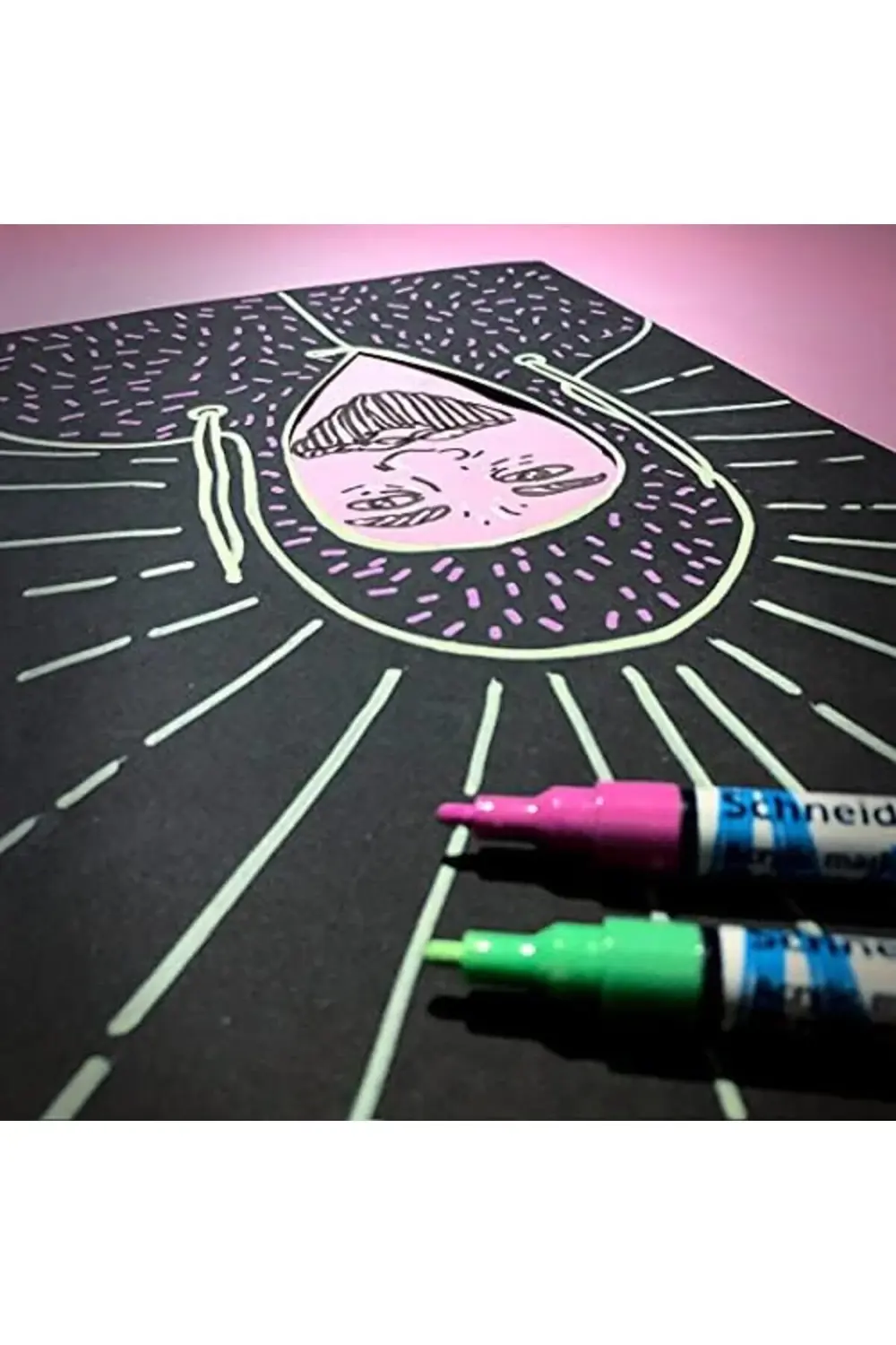 akrilik kalemler (4 mm yuvarlak uçlu, yüksek kapatıcı akrilik boy