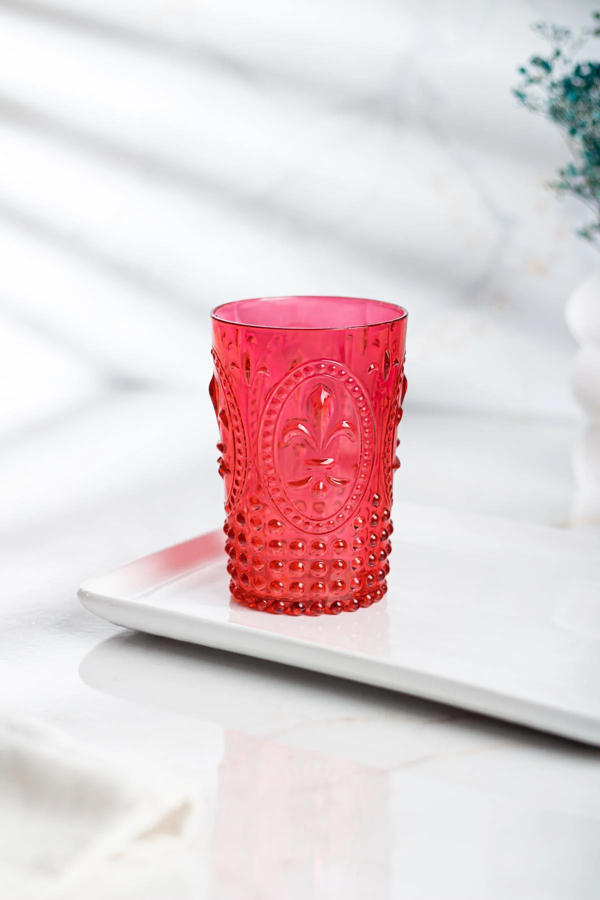 Akrilik Kırmızı Tekli Kısa Bardak & Su Meşrubat Kahve Yanı Bardağı 400 ml ( Cam Değildir ) Akrilik Kırmızı Tekli Kısa Bardak & Su Meşrubat Kahve Yanı Bardağı 400 ml ( Cam Değildir )