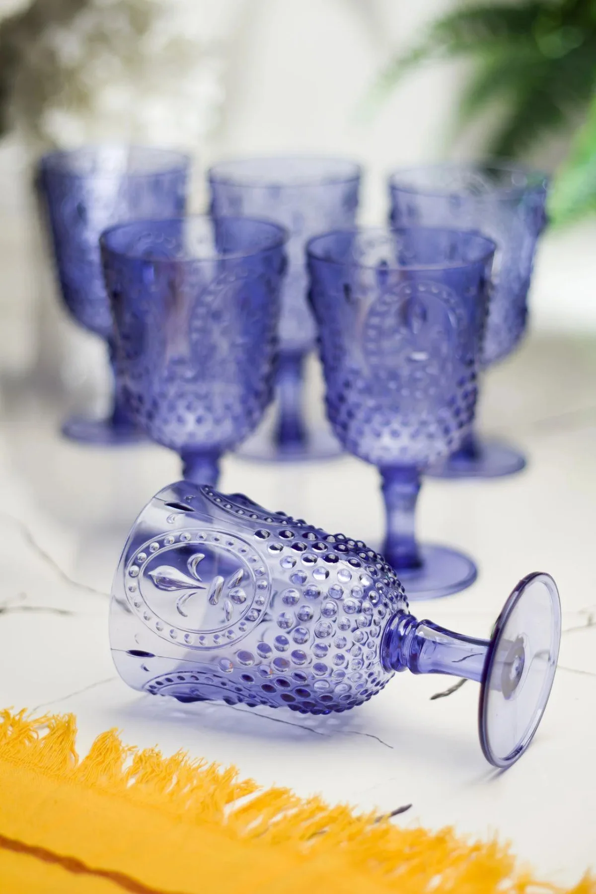 Akrilik Mavi 6'lı Kadeh & Su Meşrubat Kahve Yanı Bardağı 450 ml ( Cam Değildir ) Akrilik Mavi 6'lı Kadeh & Su Meşrubat Kahve Yanı Bardağı 450 ml ( Cam Değildir )