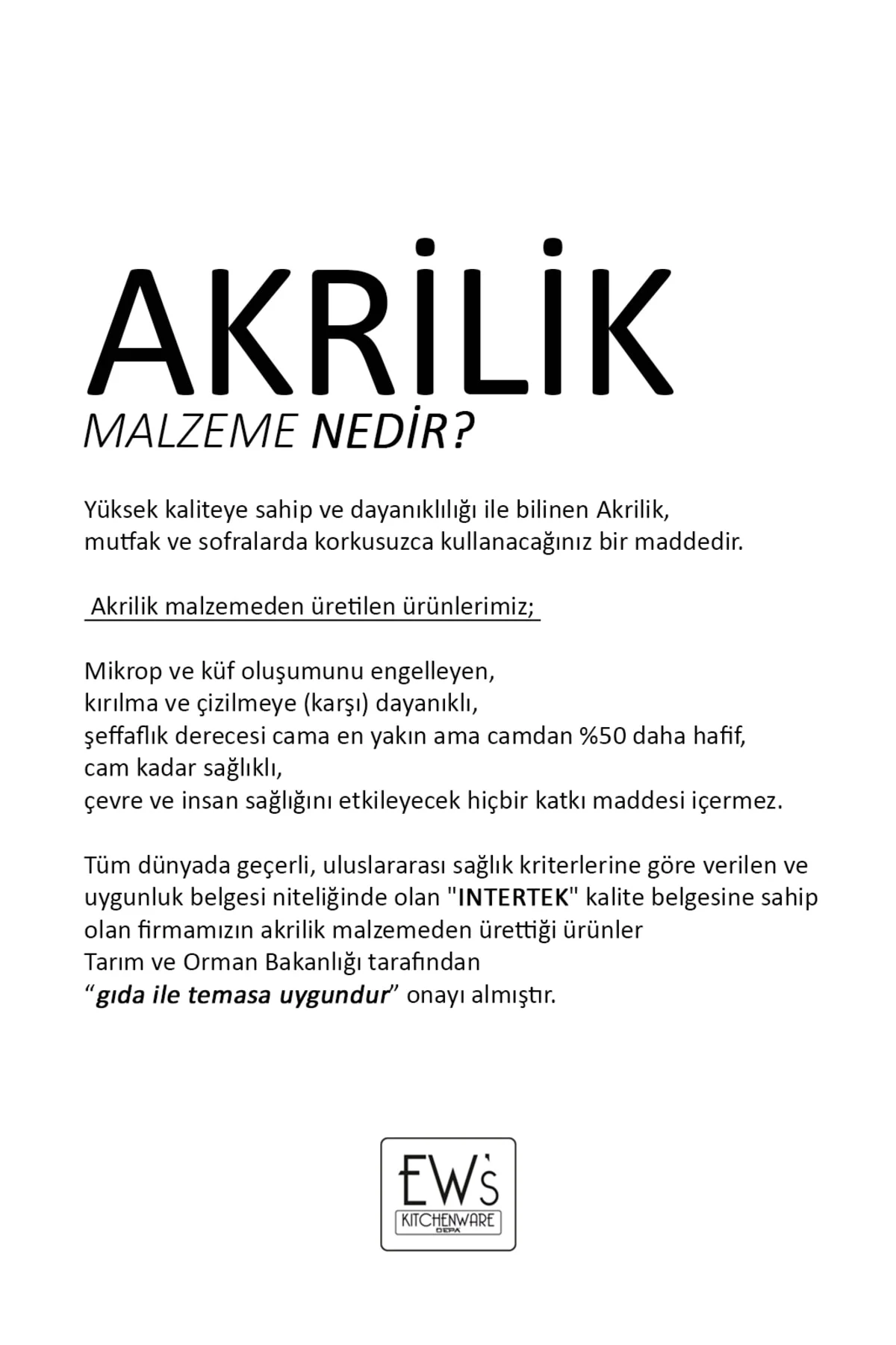 Akrilik Mavi Ayaklı Bardak