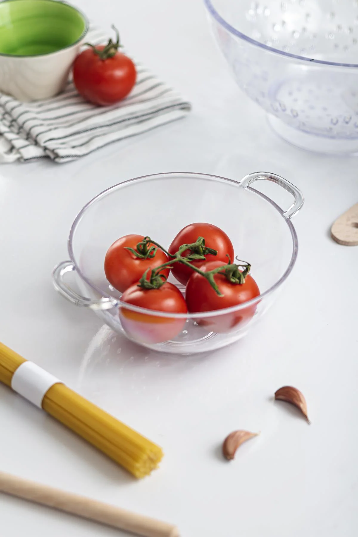 Akrilik Mini Pirinç Süzgeci – 3 Su Bardağı Bakliyat Süzgeci